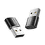 Joyroom adapteris iš USB Type C (female) į USB (male) 2 vnt. juodas (S-H152 Black)