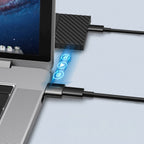Joyroom adapteris iš USB Type C (female) į USB (male) 2 vnt. juodas (S-H152 Black)