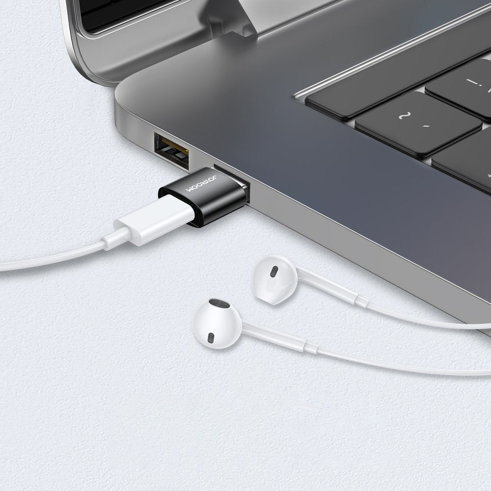 Joyroom adapteris iš USB Type C (female) į USB (male) 2 vnt. juodas (S-H152 Black)