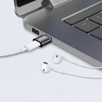 Joyroom adapteris iš USB Type C (female) į USB (male) 2 vnt. juodas (S-H152 Black)