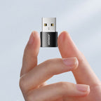 Joyroom adapteris iš USB Type C (female) į USB (male) 2 vnt. juodas (S-H152 Black)
