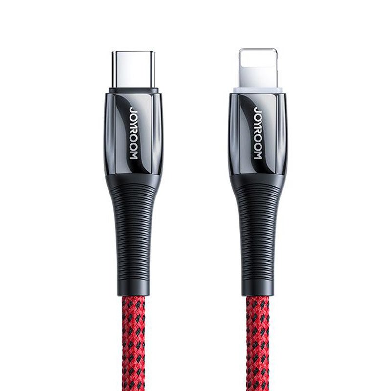 Joyroom S-1224K2 laidas USB-C / Lightning PD 20W 2.4A 1.2m - raudonas