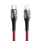 Joyroom S-1224K2 laidas USB-C / Lightning PD 20W 2.4A 1.2m - raudonas