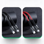 Joyroom S-1224K2 laidas USB-C / Lightning PD 20W 2.4A 1.2m - raudonas