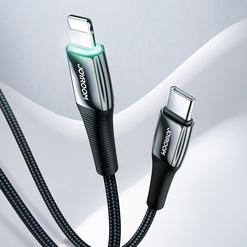 Joyroom S-1224K2 laidas USB-C / Lightning PD 20W 2.4A 1.2m - raudonas