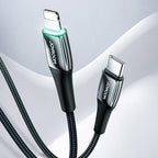 Joyroom S-1224K2 laidas USB-C / Lightning PD 20W 2.4A 1.2m - raudonas