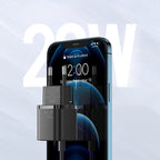 Joyroom greitas sieninis įkroviklis USB Type C 20W Power Delivery Quick Charge 3.0 AFC juodas (L-P202)