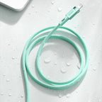 Joyroom Liquid Silicone Data Cable N2 laidas USB-A / Lightning 2.4A 1.2m - baltas
