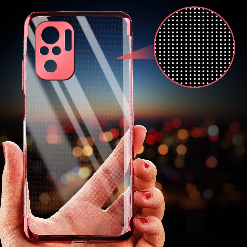 Skaidrus plonas TPU dėklas Xiaomi Redmi Note 10 5G / Poco M3 Pro – mėlynas -- Xiaomi Poco M3 Pro