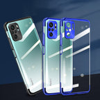 Skaidrus plonas TPU dėklas Xiaomi Redmi Note 10 5G / Poco M3 Pro – mėlynas -- Xiaomi Poco M3 Pro