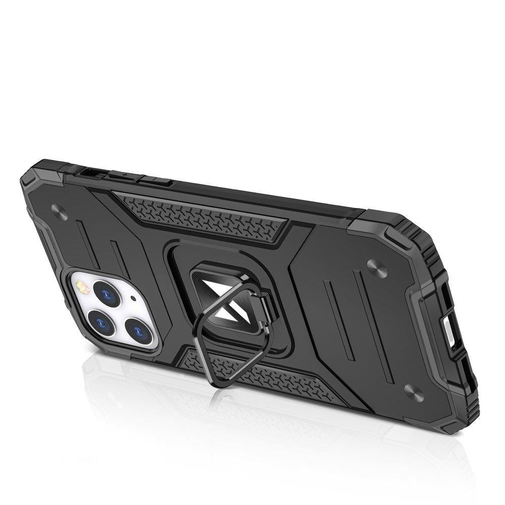 Wozinsky Ring Armor dėklas iPhone 13 Pro – rožinis, su žiedu