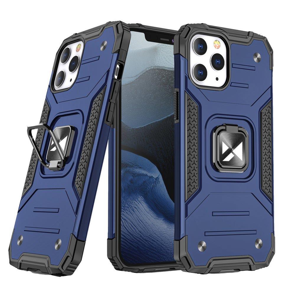 Wozinsky Ring Armor dėklas iPhone 13 Pro – mėlynas
