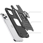 Wozinsky Ring Armor dėklas iPhone 13 Pro – mėlynas