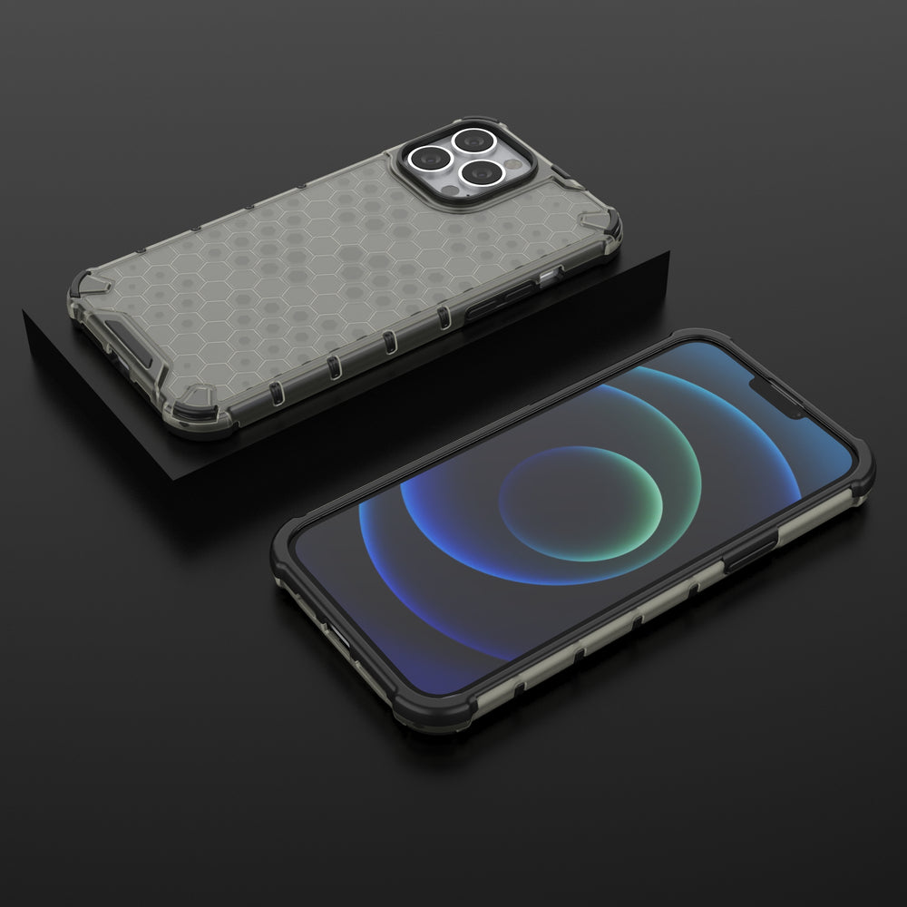 Korio rašto dėklas iPhone 13 Pro Max – juodas