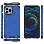 Korio rašto dėklas iPhone 13 Pro Max – mėlynas