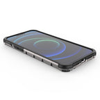 Honeycomb dėklas su TPU rėmeliu iPhone 13 Pro Max – raudonas