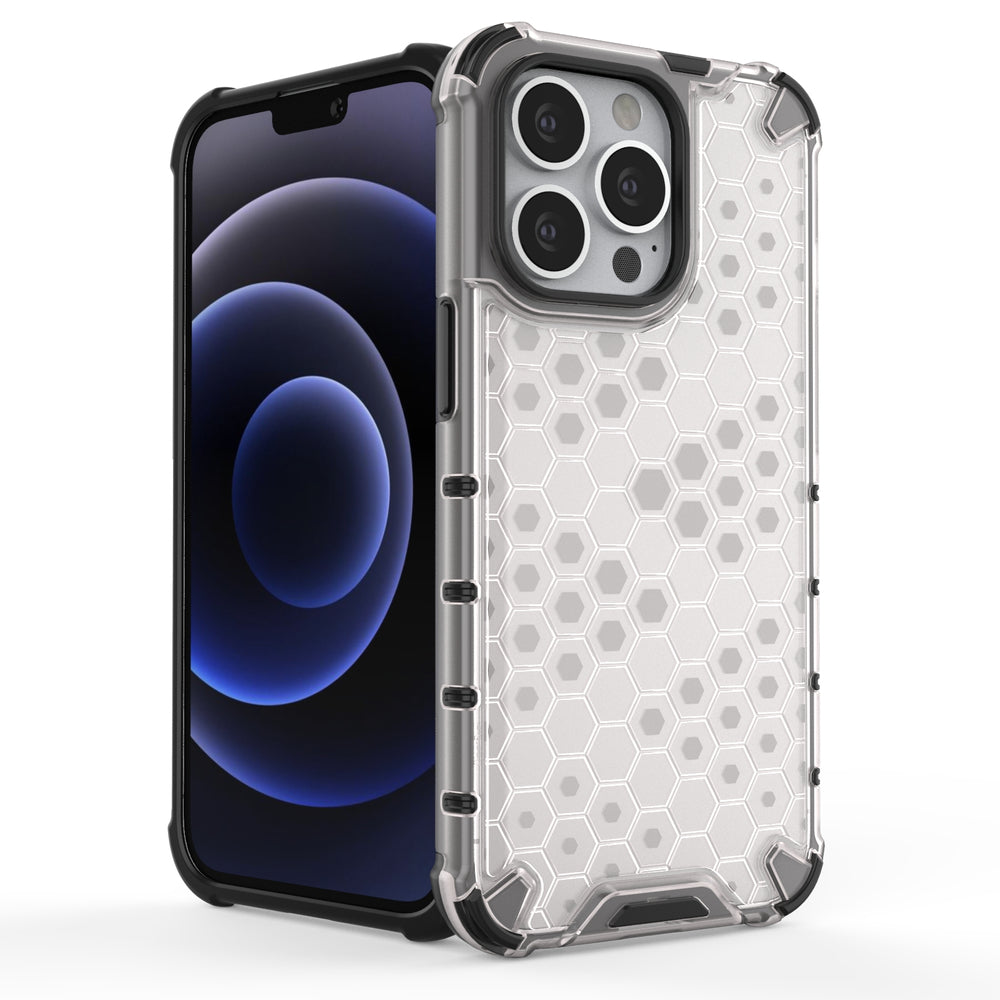 Apsauginis dėklas iPhone 13 Pro – juodas, korio raštas