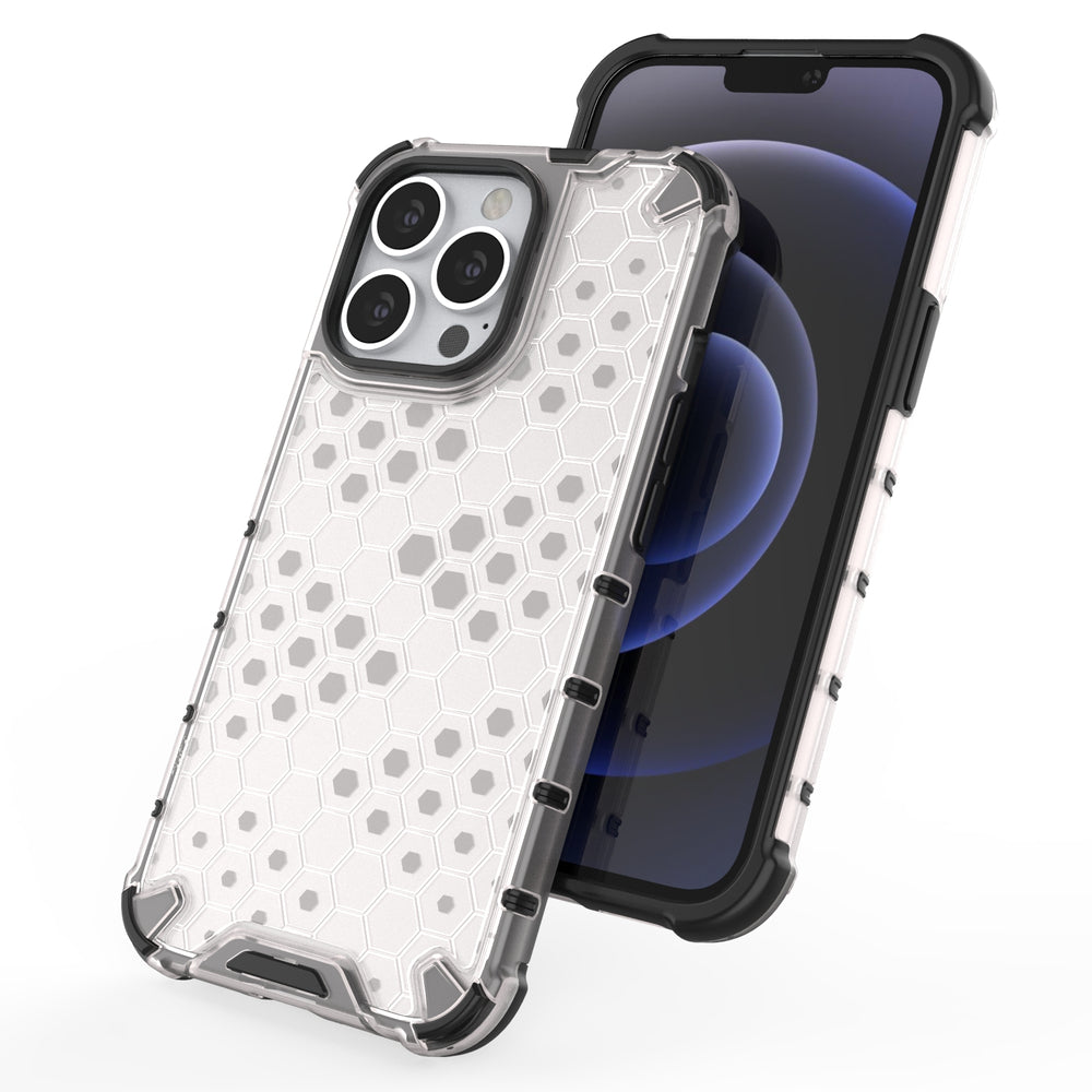 Apsauginis dėklas iPhone 13 Pro – juodas, korio raštas