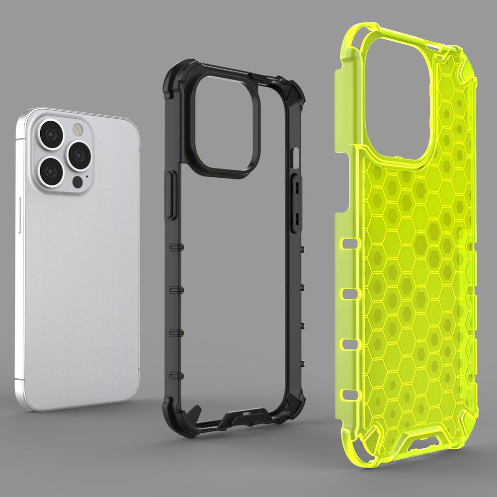 Korio rašto dėklas iPhone 13 Pro – žalias