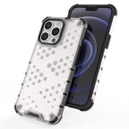 Korėtas dėklas iPhone 13 Pro – raudonas (TPU/PC)