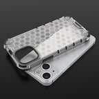 Apsauginis „Honeycomb“ dėklas iPhone 13 mini – žalias