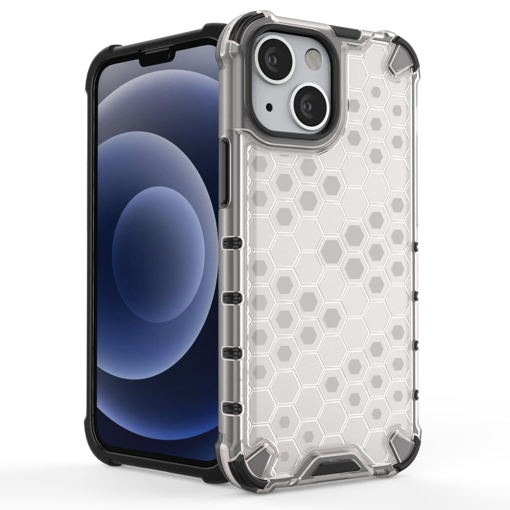 Apsauginis Honeycomb dėklas iPhone 13 mini – raudonas