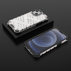 Skaidrus „Honeycomb“ dėklas iPhone 13 mini