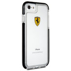 Ferrari Hardcase FEGLHCP7BK iPhone 7/8 SE 2020 / SE 2022 Atsparus smūgiams transpanuoma black -- iPhone 7 / iPhone 8 SE...