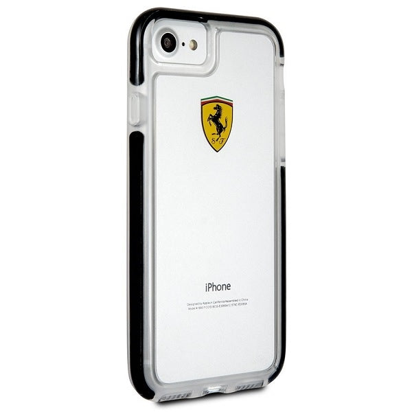 Ferrari Hardcase FEGLHCP7BK iPhone 7/8 SE 2020 / SE 2022 Atsparus smūgiams transpanuoma black -- iPhone 7 / iPhone 8 SE...