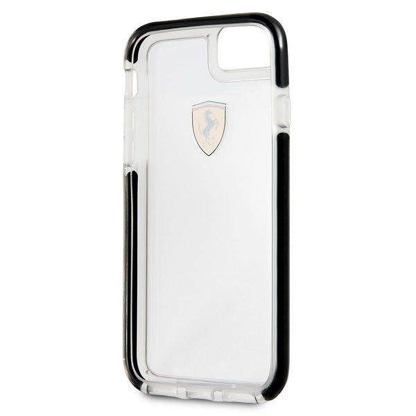 Ferrari Hardcase FEGLHCP7BK iPhone 7/8 SE 2020 / SE 2022 Atsparus smūgiams transpanuoma black -- iPhone 7 / iPhone 8 SE...
