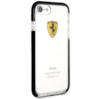 Ferrari Hardcase FEGLHCP7BK iPhone 7/8 SE 2020 / SE 2022 Atsparus smūgiams transpanuoma black -- iPhone 7 / iPhone 8 SE...