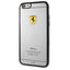 Ferrari Hardcase FEHCP6BK iPhone 6/6S racing skydas transpanuoma black -- iPhone 6 / iPhone 6S