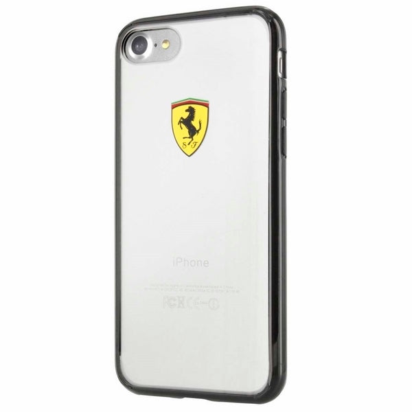 Ferrari Hardcase FEHCP7BK iPhone 7/8/SE 2020 / SE 2022 black/transpanuoma Racing Shield -- iPhone 7 / iPhone 8 / iPhone...