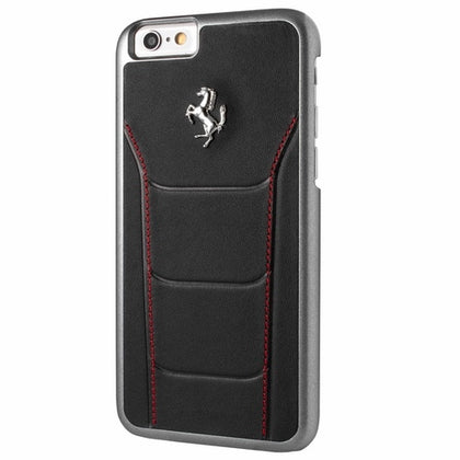 Ferrari Hardcase FESEHCP6BKR iPhone 6/6S 488 black / raudonas susiuvimas -- iPhone 6 / iPhone 6S 488 black / iPhone...