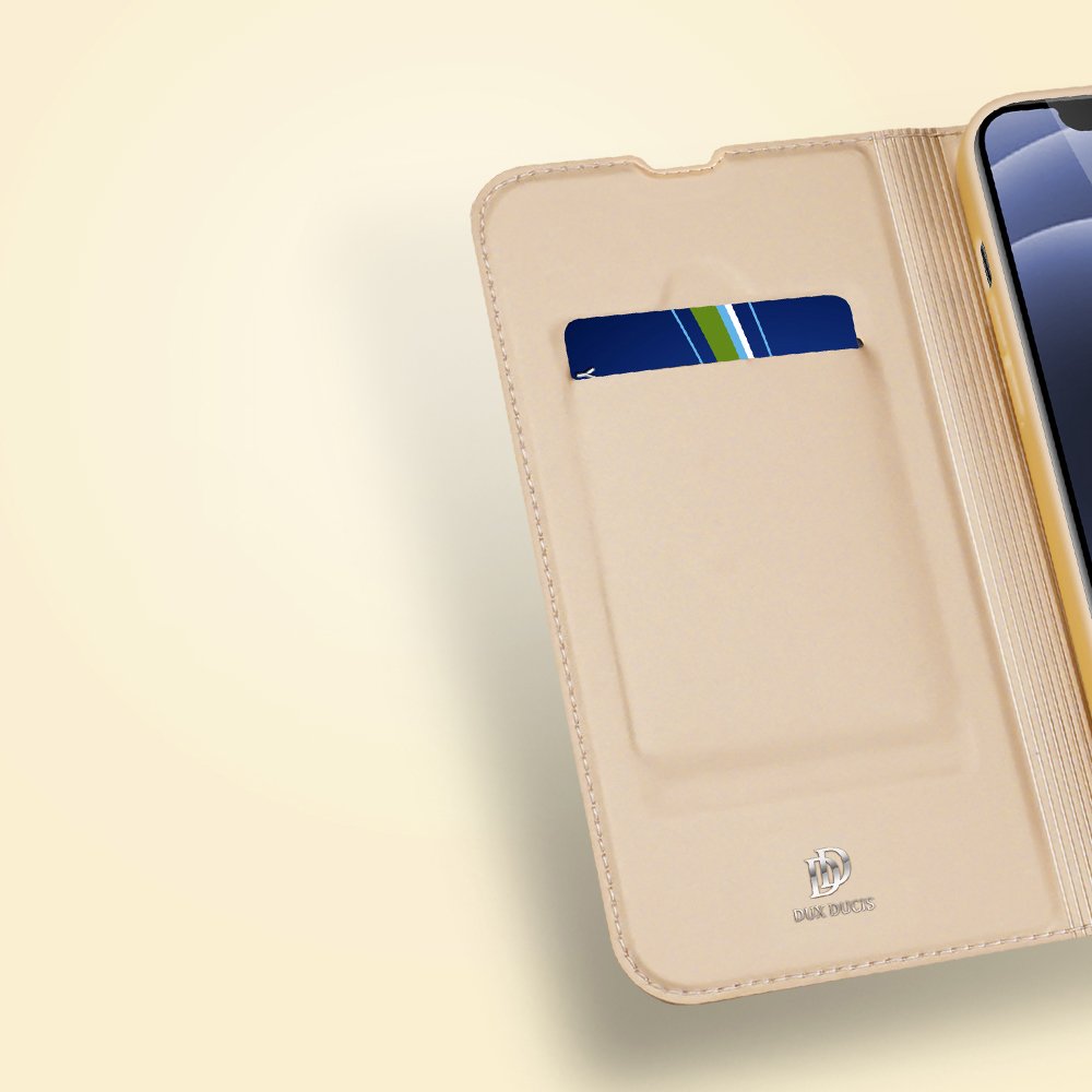 Dux Ducis Skin Pro dėklas iPhone 13 mini – auksinis