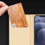 Dux Ducis Skin Pro dėklas iPhone 13 mini – auksinis