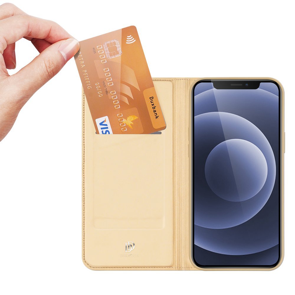 Dux Ducis Skin Pro dėklas iPhone 13 mini – auksinis