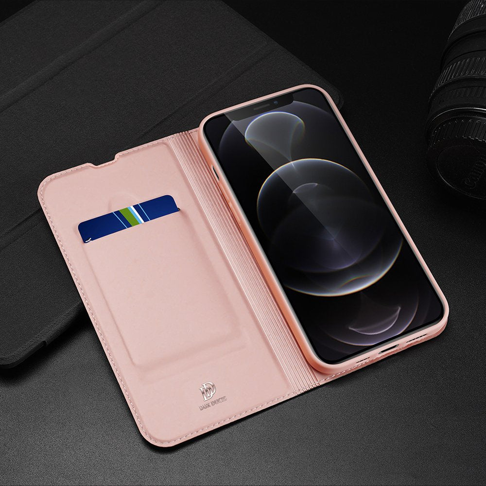 Dux Ducis Skin Pro dėklas-knigelė iPhone 13 Pro – mėlynas