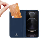 Dux Ducis Skin Pro dėklas-knigelė iPhone 13 Pro – mėlynas