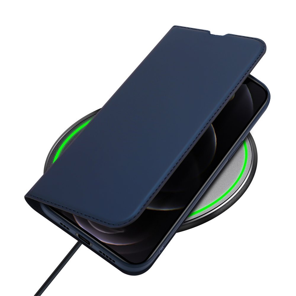 Dux Ducis Skin Pro dėklas-knigelė iPhone 13 Pro – mėlynas