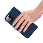 Dux Ducis Skin Pro dėklas-knigelė iPhone 13 Pro – mėlynas