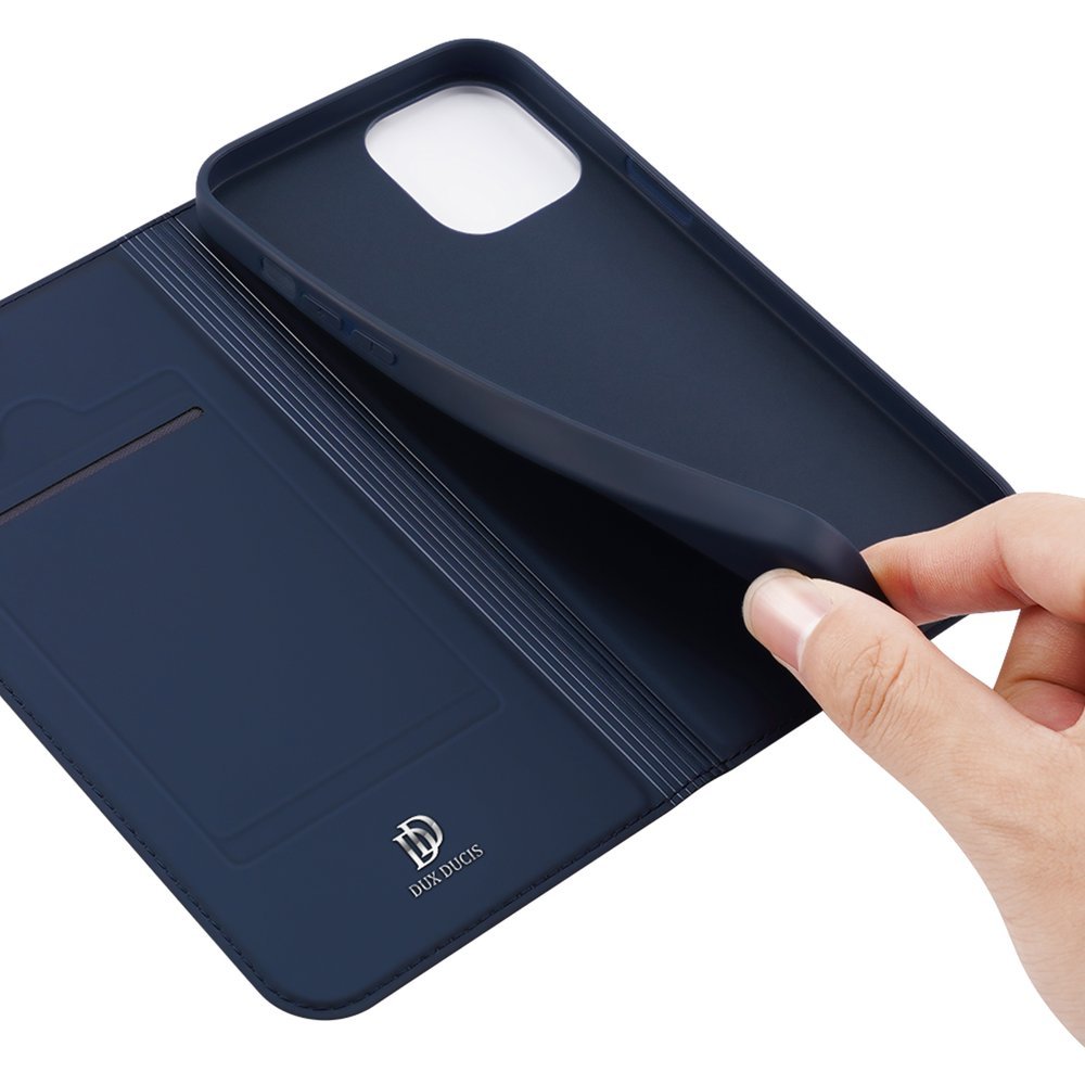 Dux Ducis Skin Pro dėklas-knigelė iPhone 13 Pro – mėlynas