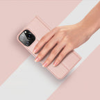Dux Ducis Skin Pro dėklas iPhone 13 Pro – rožinis