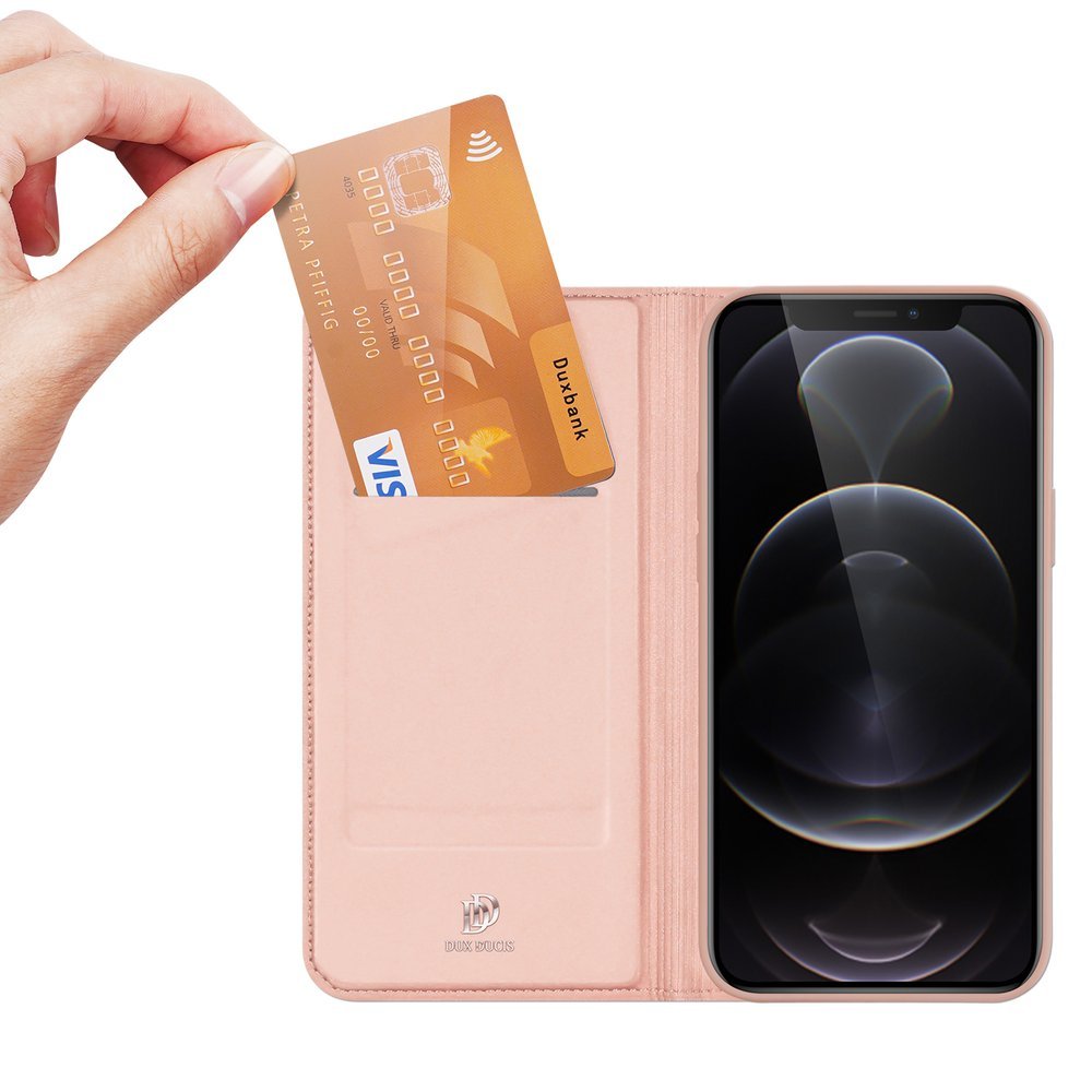 Dux Ducis Skin Pro dėklas iPhone 13 Pro – rožinis