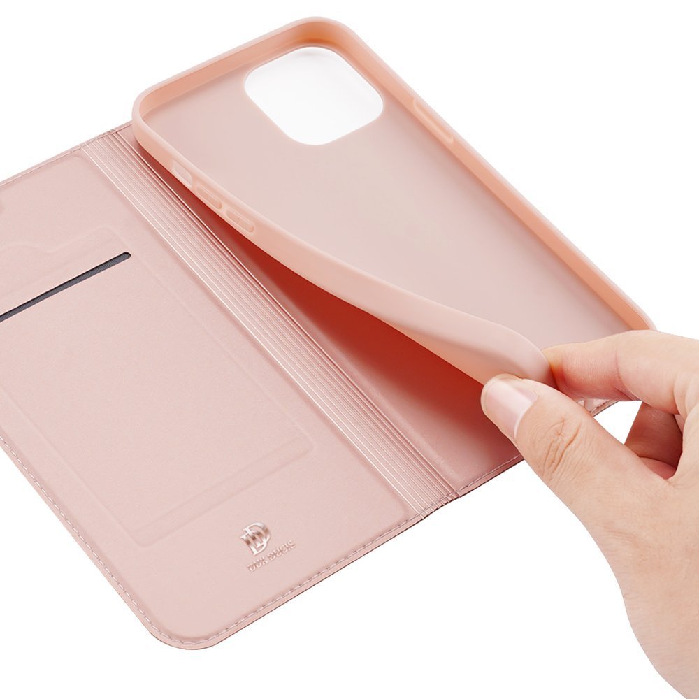 Dux Ducis Skin Pro dėklas iPhone 13 Pro – rožinis
