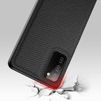 Dux Ducis Fino nailoninis dėklas Samsung Galaxy A03s – juodas -- Samsung Galaxy A03s