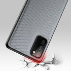 Dux Ducis Fino nailoninis dėklas Samsung Galaxy A03s – pilkas -- Samsung Galaxy A03s