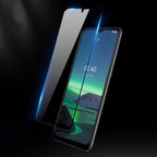 Dux Ducis 10D Grūdinto stiklo tvirta ekrano apsauga, pilnai padengta rėmeliu, skirta Nokia 1.4 permatoma (tinka dėklui)...