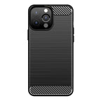 Carbon Case TPU dėklas iPhone 13 Pro Max – juodas