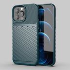 Thunder Case TPU dėklas iPhone 13 Pro Max – žalias